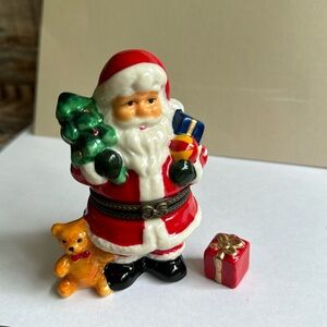 Vintage Santa trinket box